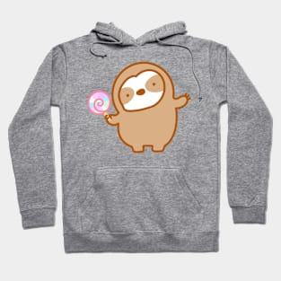 Cute Lollipop Sloth Hoodie